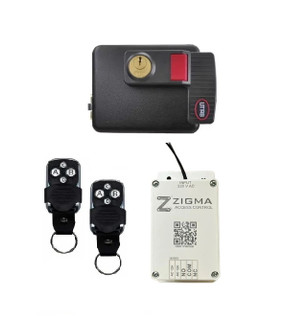 قفل برقی حیاطی یوتاب بیرون بازشو +ترانس ریموتی +دو ریموت